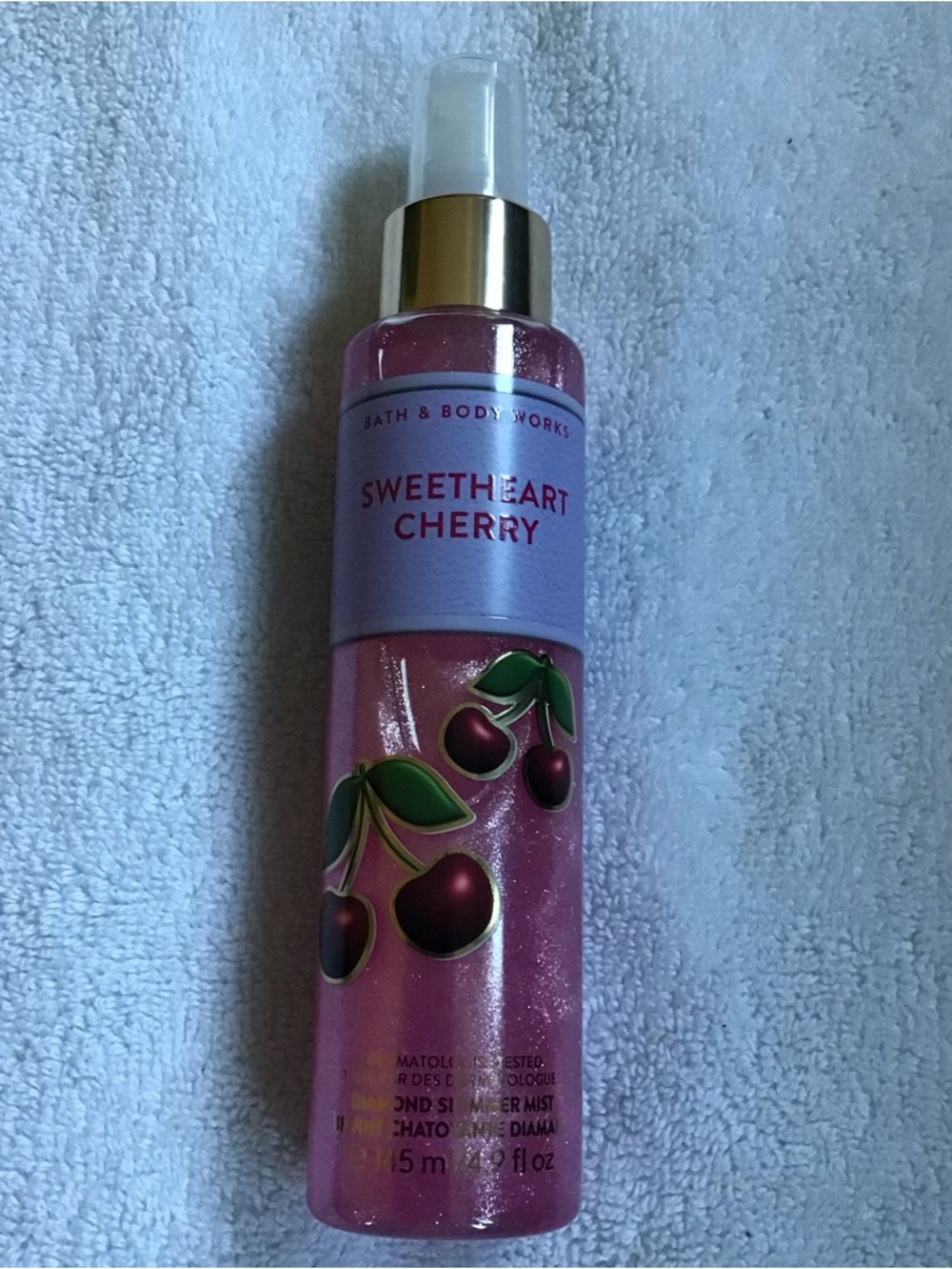 Bath & Body Works Sweetheart Cherry Diamond Shimmer mist